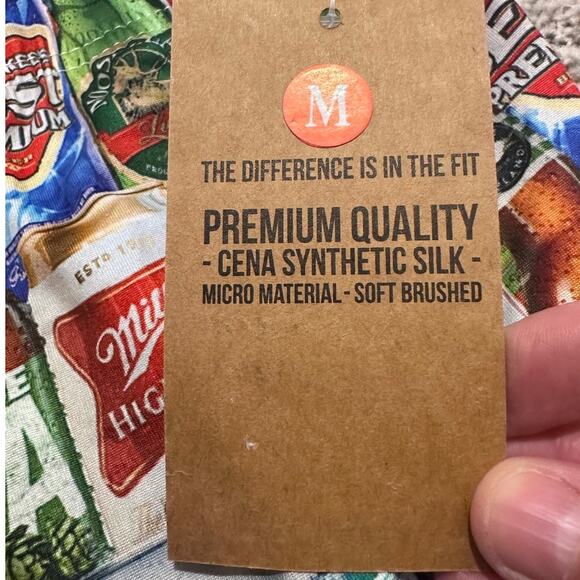 NWT Brief Insanity The Beers of America Men's Lounge Pants, size M - Picture 4 of 10